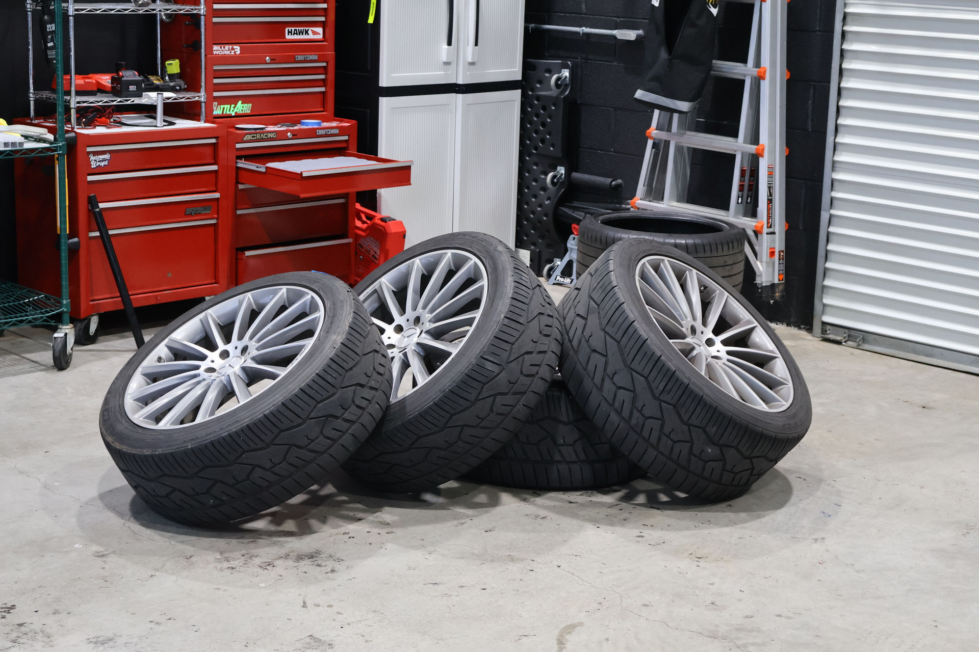 Powder coated wheels